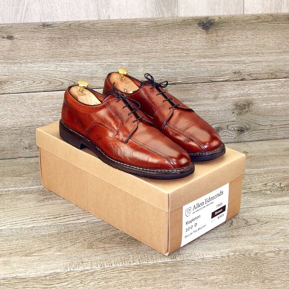Allen Edmonds MAPLETON 10 D Brown * add $15 new Cedar Trees main image 8